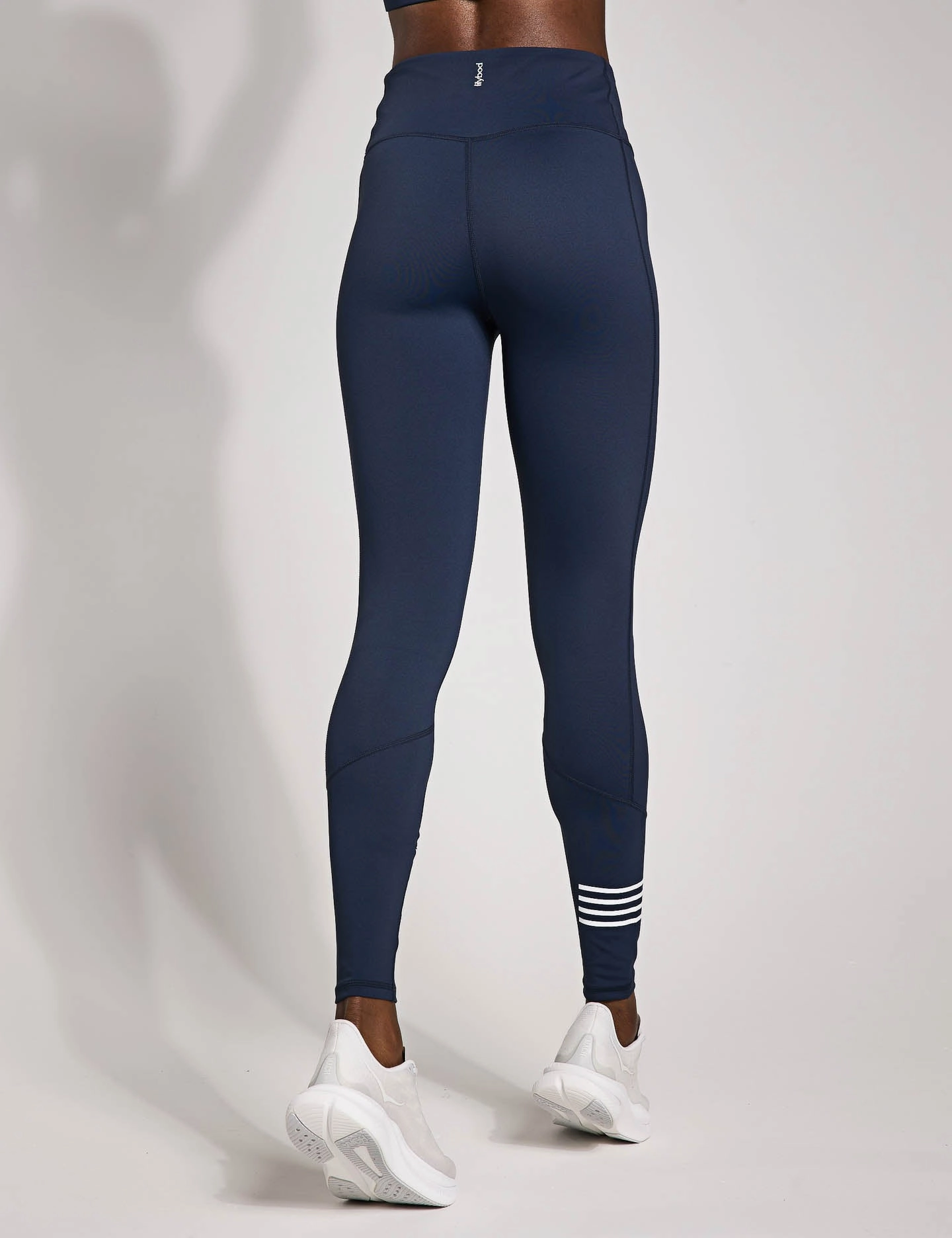 Work Commute Breathable Fabric Chelsea Legging - Navy Blue