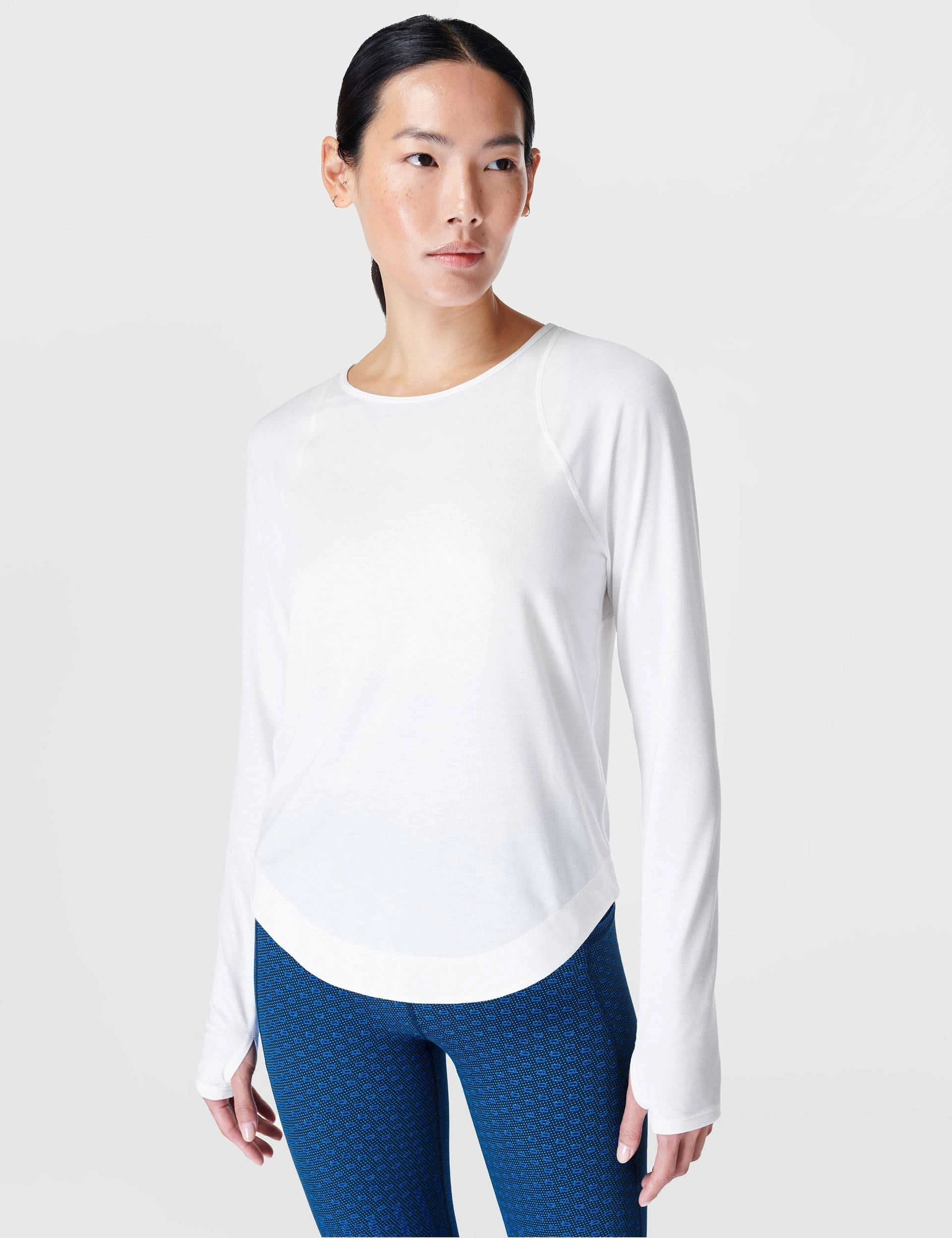Breathe Easy Running Long Sleeve Top - White All-Occasion Wear