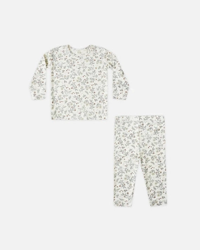 Quincy Mae Bamboo Pajama Set - Woodland best - selling Convenient