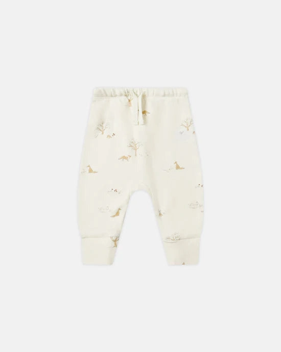 Quincy Mae Drawstring Pants - Fox Land Band outfits for kids Piped