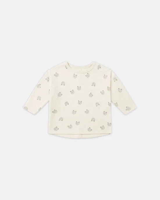 Quincy Mae Long Sleeve Tee - Bears Artsy