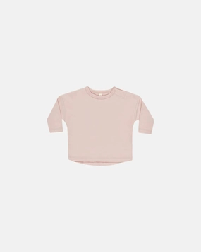 Quincy Mae Long Sleeve Tee - Bubblegum Organza Big - and - tall