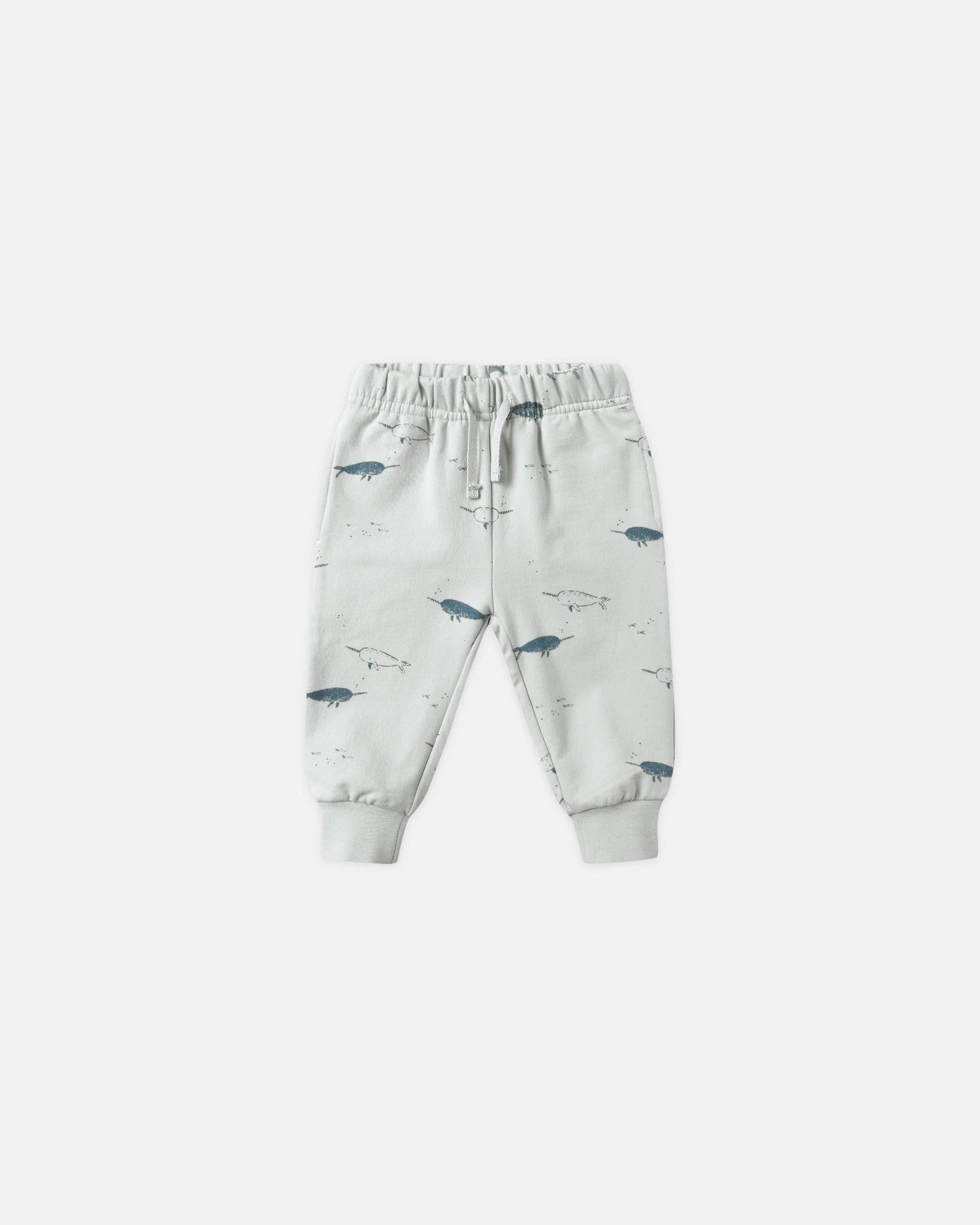 Quincy Mae Relaxed Fleece Sweatpant - Narwhals Fitted