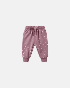 Quincy Mae Relaxed Fleece Sweatpant - Polka Dot Edgy Hypoallergenic kids' clothes