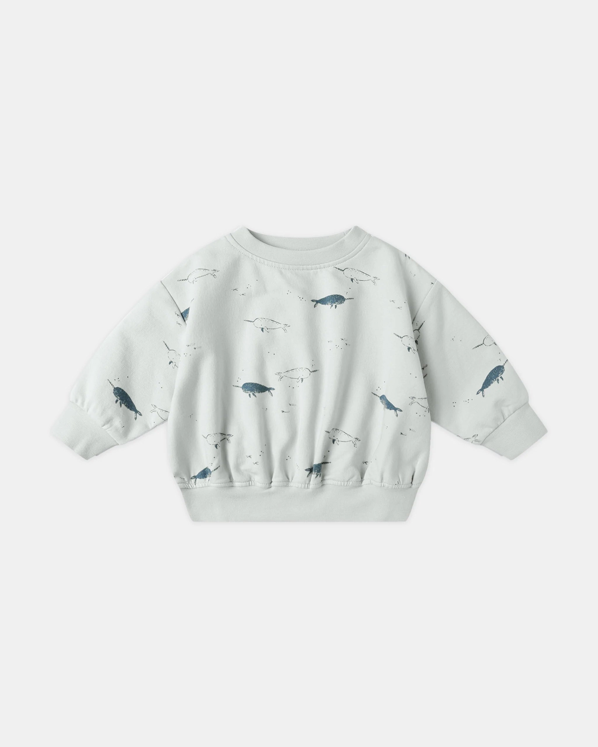 Quincy Mae Relaxed Fleece Sweatshirt - Narshals Embroidered children's clothes Cycling wear for kids