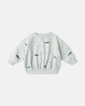 Quincy Mae Relaxed Fleece Sweatshirt - Narshals Embroidered children's clothes Cycling wear for kids