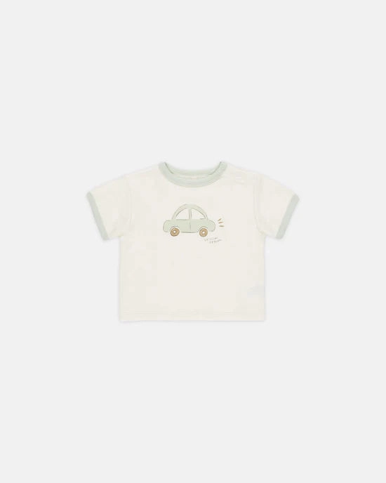 Functional Quincy Mae Ringer Tee - Car