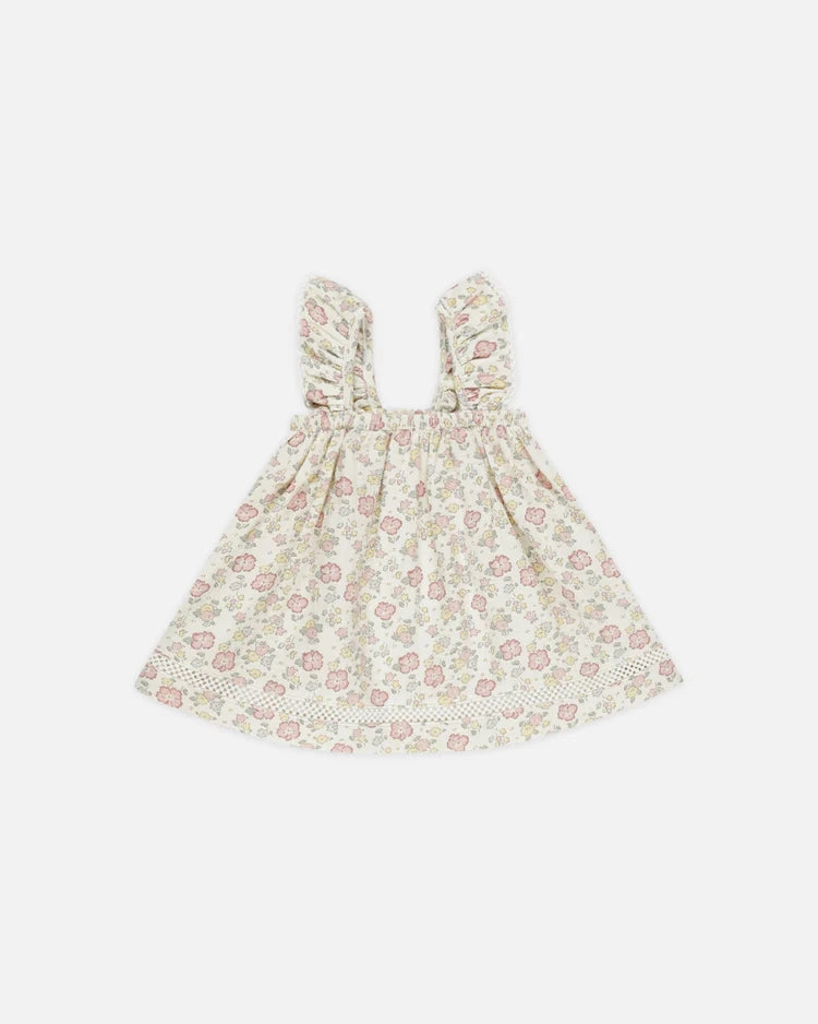 Toddler Quincy Mae Ruffled Tank Dress - Bloom