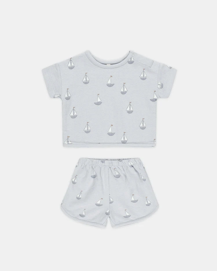 Quincy Mae Spongy Play Set - Sailboats lovely