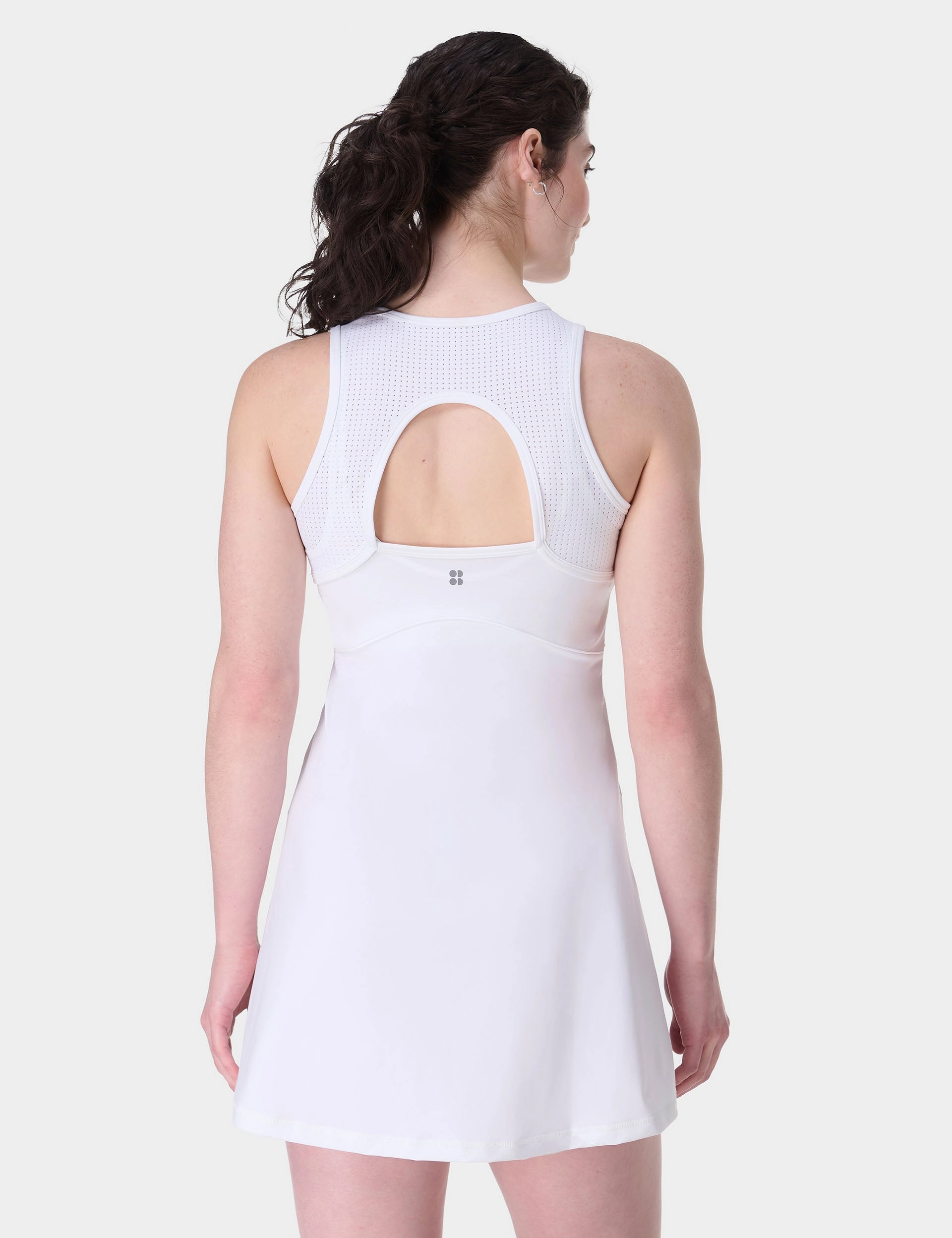 Racket Tennis Dress - White FlatlockSeamTechnique
