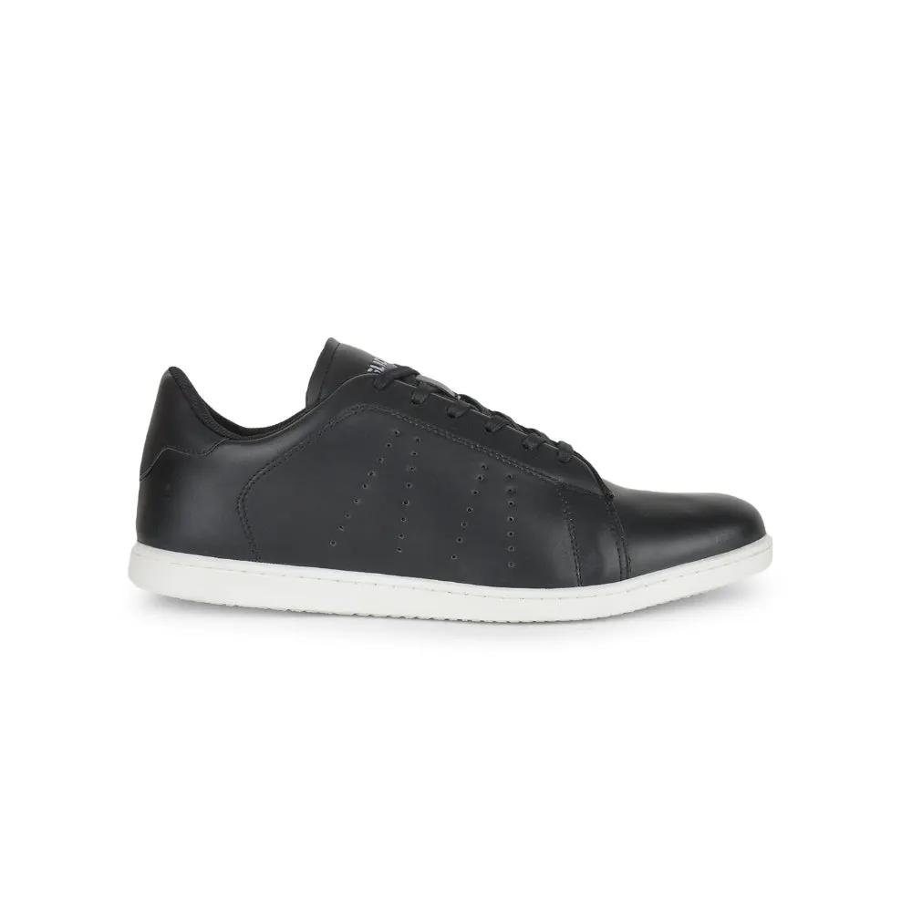 Suede Blown Rubber Sole Gliders Casual Black Lacing Sneakers For Men ANDERSON By Liberty