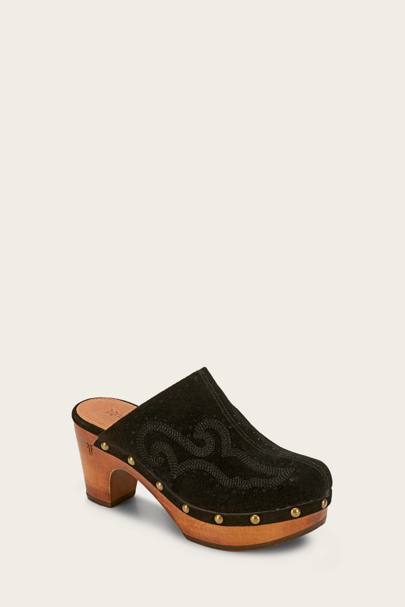 low - arch shoe aid running for stress relief Jessica Clog - Pre-Loved