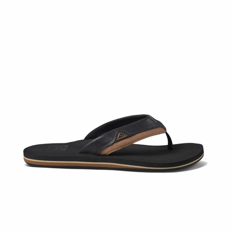 Reef Men's Cushion Dawn - Black/Tan All weather