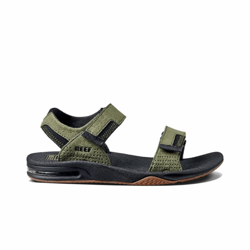 Soft Inner Lining Reef Men's Fanning Baja - Olive/Gum