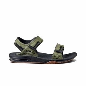 Soft Inner Lining Reef Men's Fanning Baja - Olive/Gum