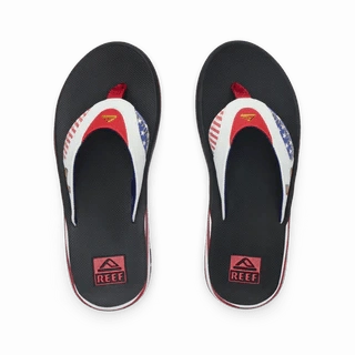 Cozy Pajama Set NonRestrictiveFit Reef Men's Fanning Flip Flops - Golden Eagle Black