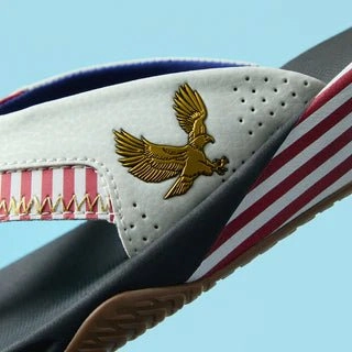 Reef Men's Fanning Flip Flops - Golden Eagle Black DurableBlend