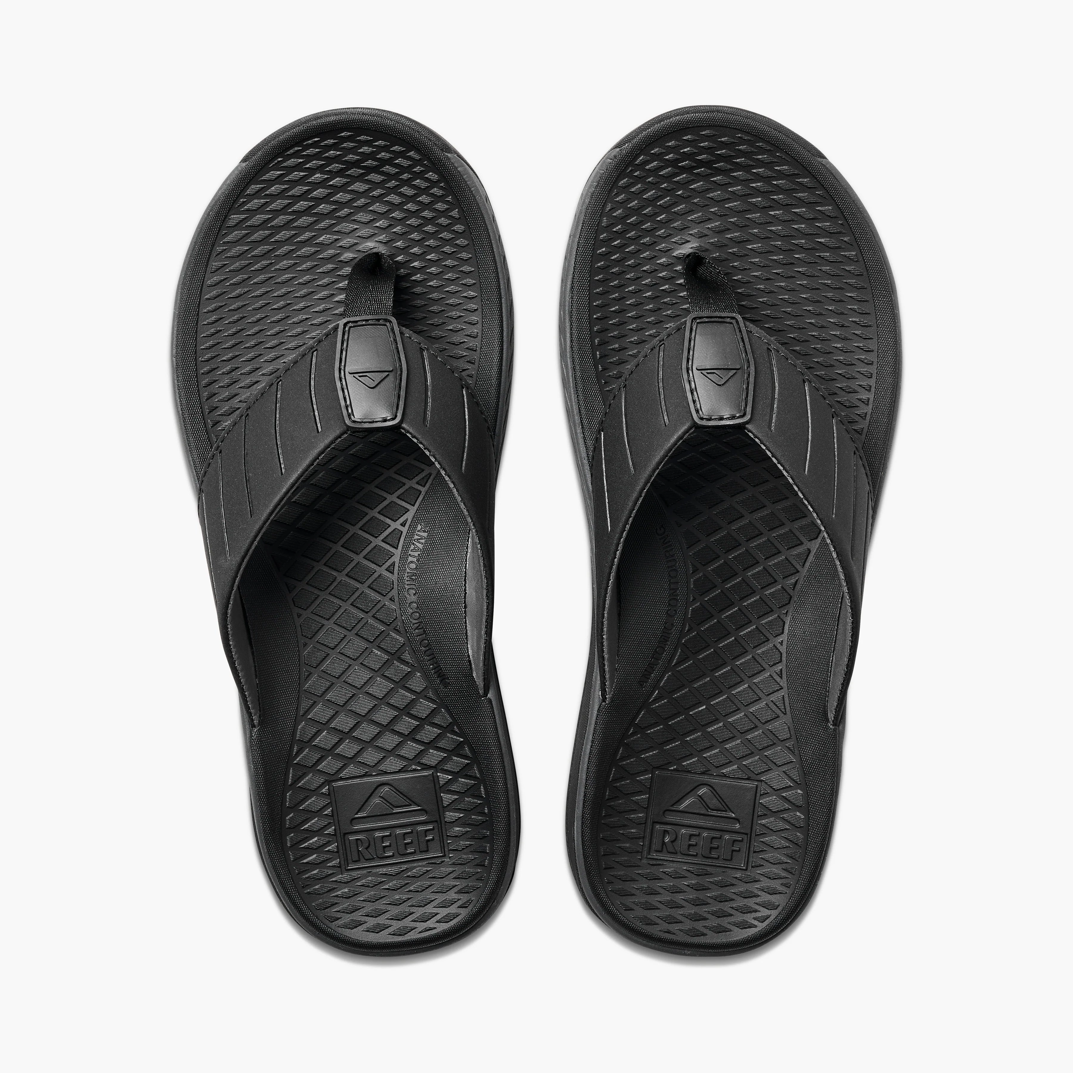 Reef Men's The Deckhand - Stormy Black QuickRelease Closures