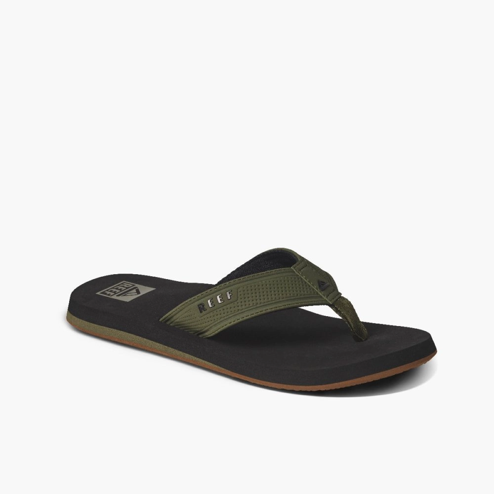 Reef Men's The Layback - Black/Olive Festival Air