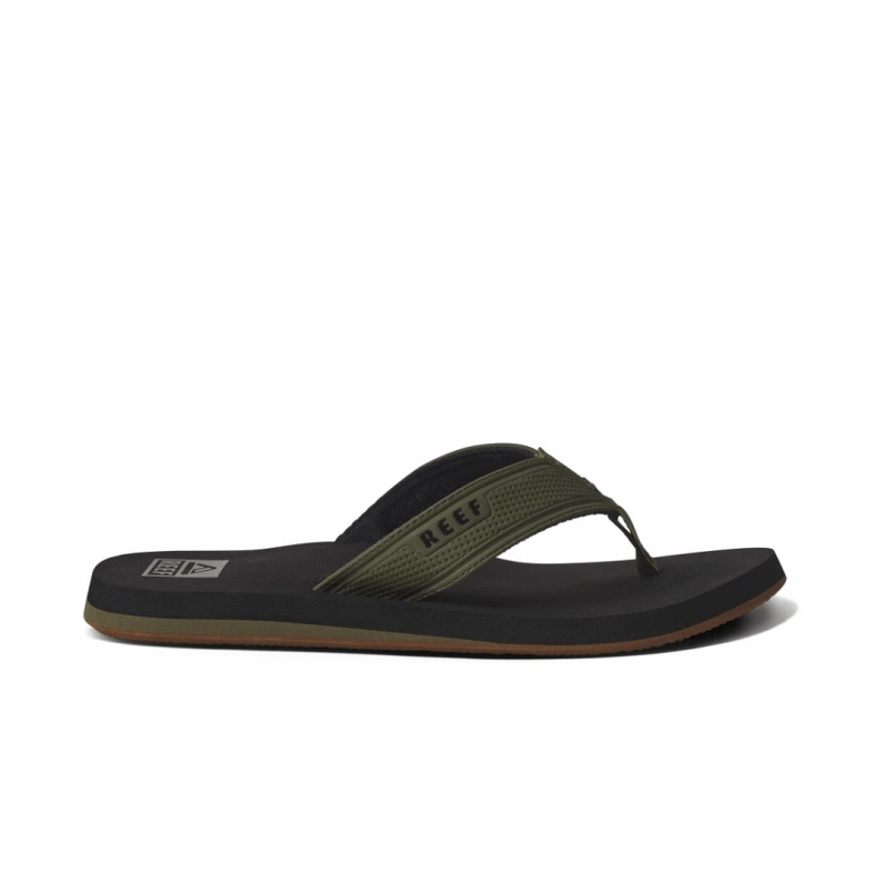 Street Wear Reef Men's The Layback - Black/Olive