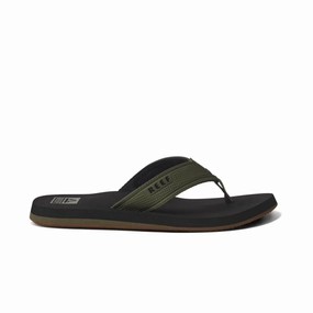 Street Wear Reef Men's The Layback - Black/Olive