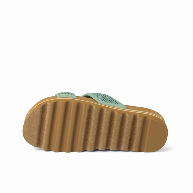 Reef Women's Cushion Vista Hi - Frosty Raffia Dry Touch Stylish Jeans