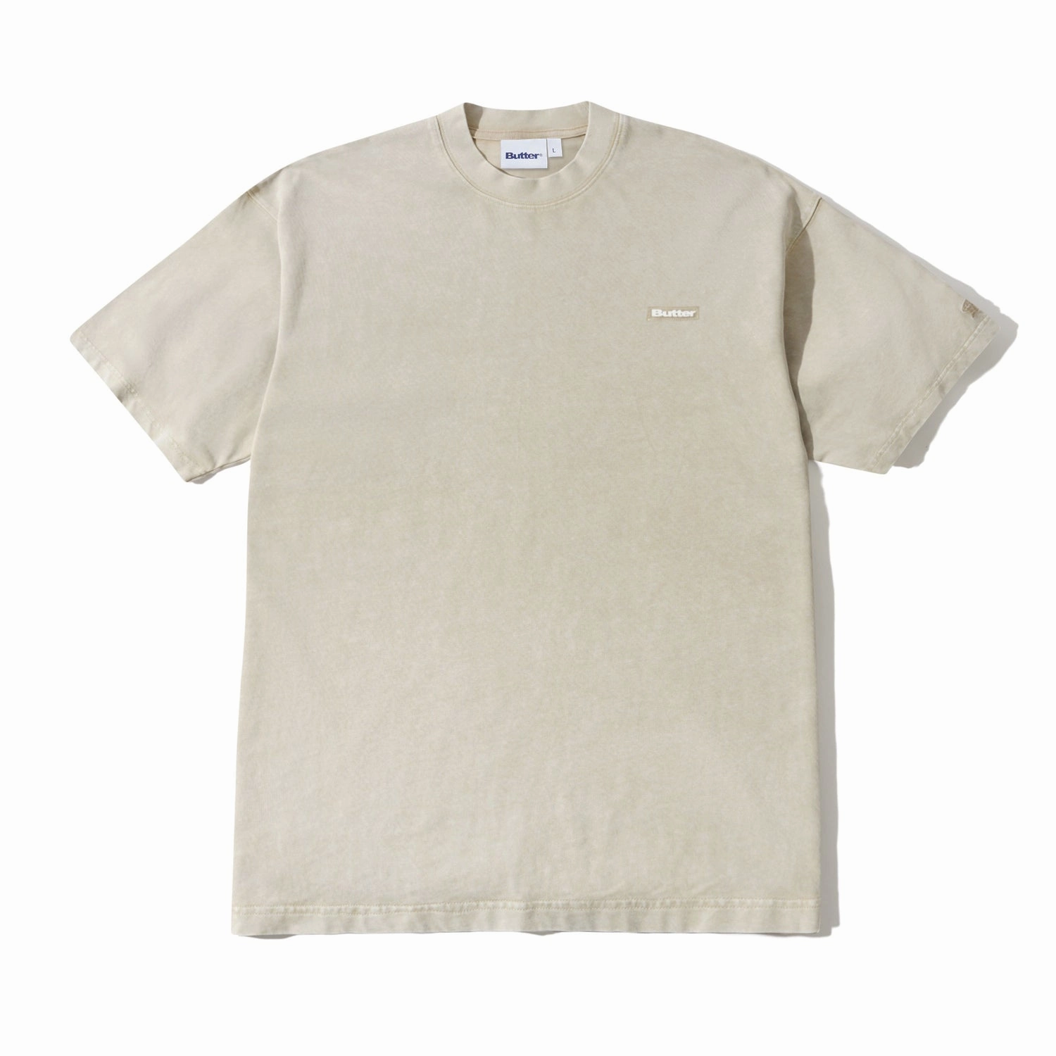 Butter Goods Basic Tee 'Washed Sandstone' Sky Cool AbrasiveReinforcedZones