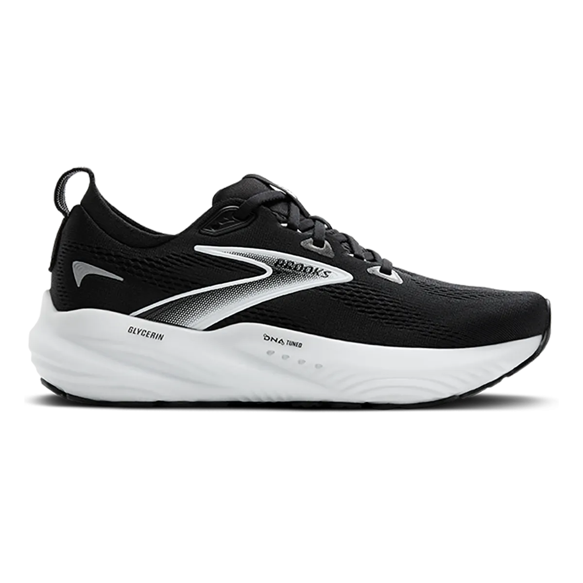 Brooks Glycerin 22 Black - Grey - White competitive running shoes