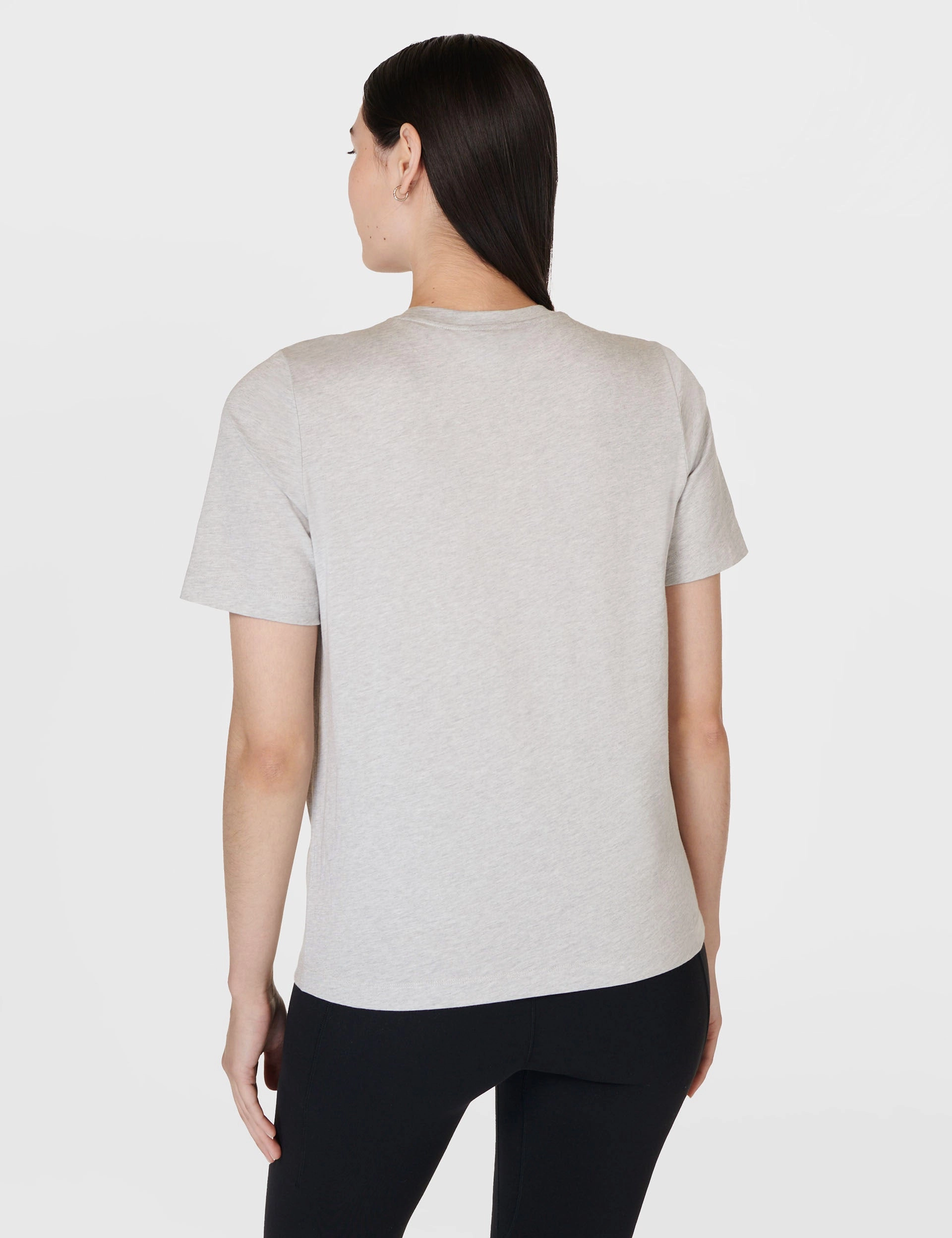 Sheer Fit Essential Crew Neck T-Shirt - Light Grey Marl