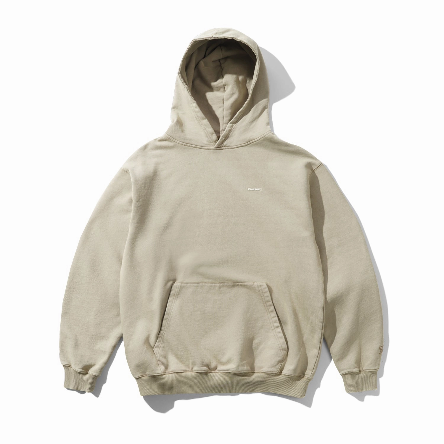 Butter Goods Basic Pullover Hoodie 'Washed Sandstone' Regal Glow Modern Sneakers