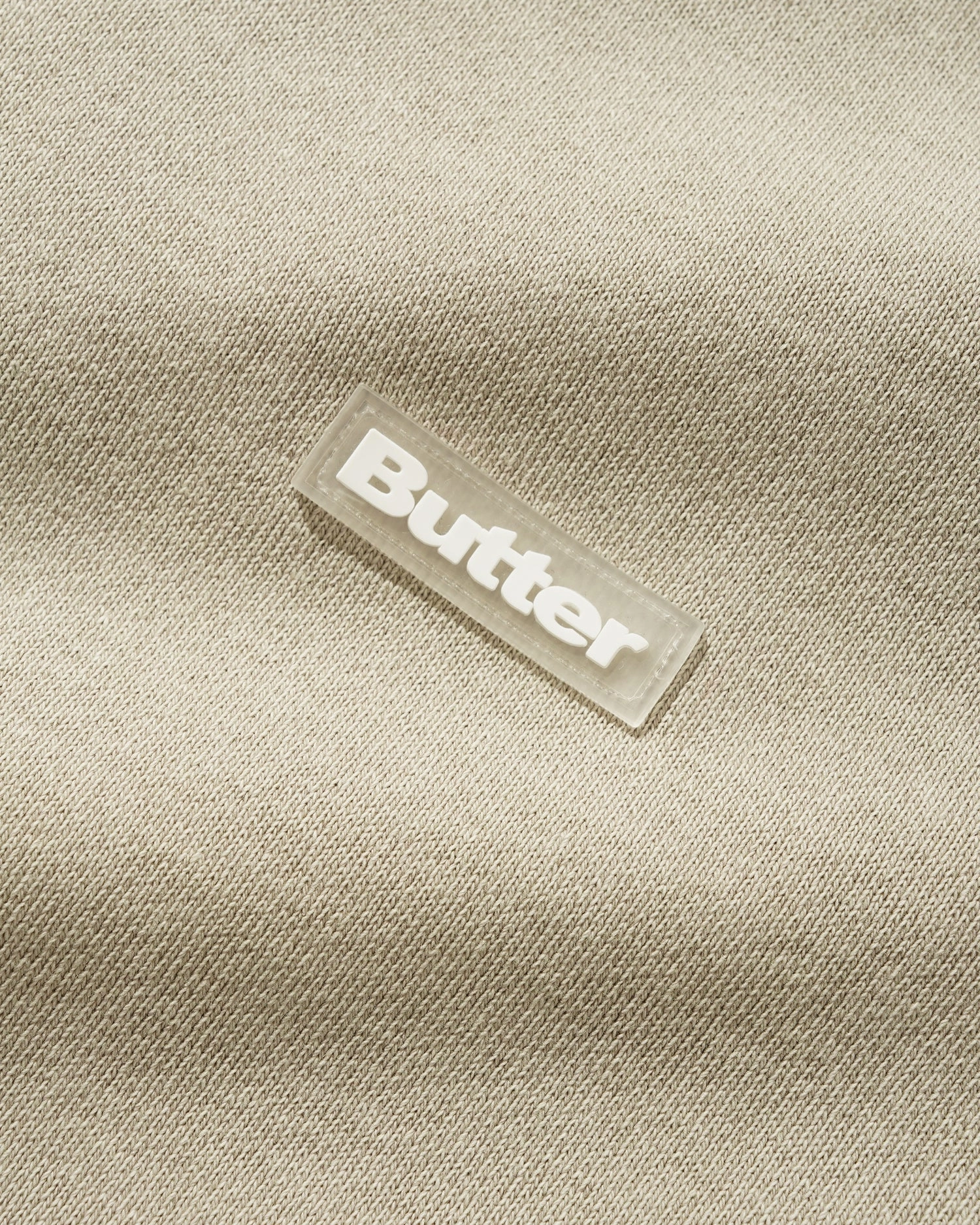 Young Edge MicroPerforatedTexture Butter Goods Basic Pullover Hoodie 'Washed Sandstone'