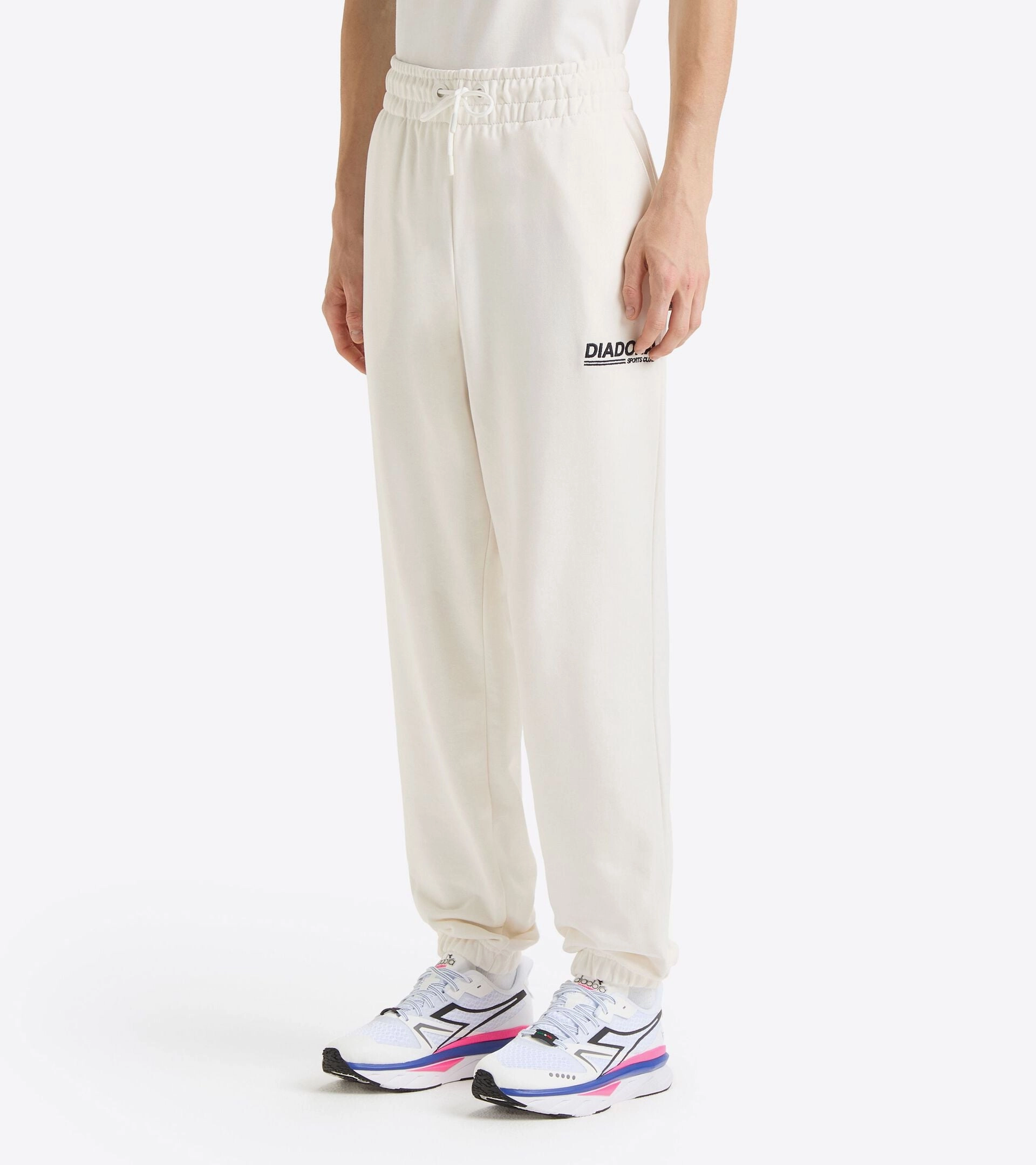 Diadora Pants Legacy Sweatpants 'White Alyssum' Wind Block
