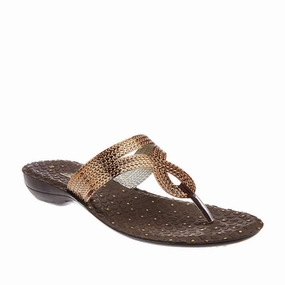 A-HA By Liberty ETHNIC-05 Women Ethnic Copper Slippers vented shoes