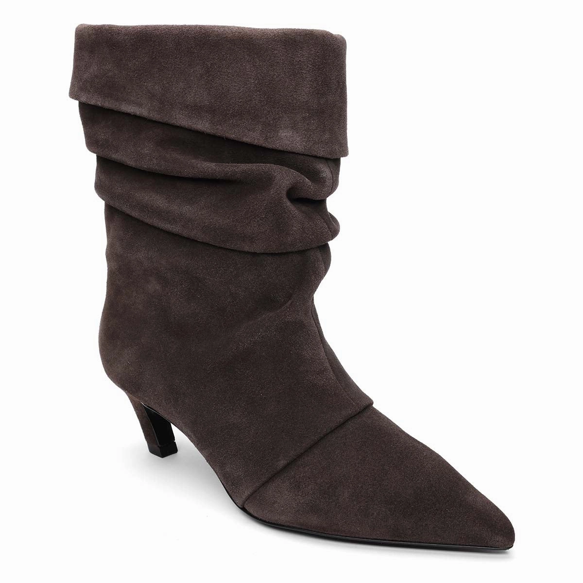 All Function Comfort Lining Snowy Path Virgee Scrunch Foldover Dress Suede Bootie