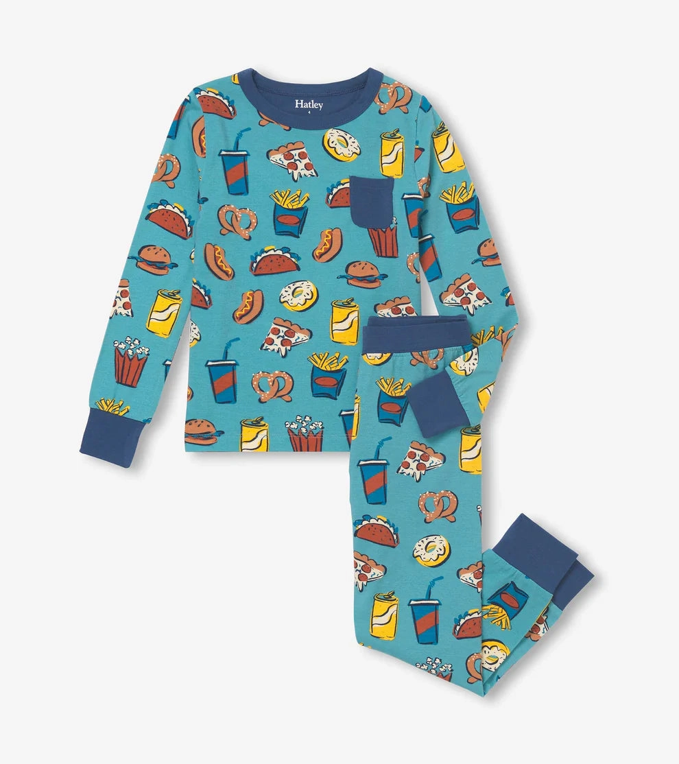 country Unique Hatley Long Sleeve Bamboo Pajama Set - Carnival Eats