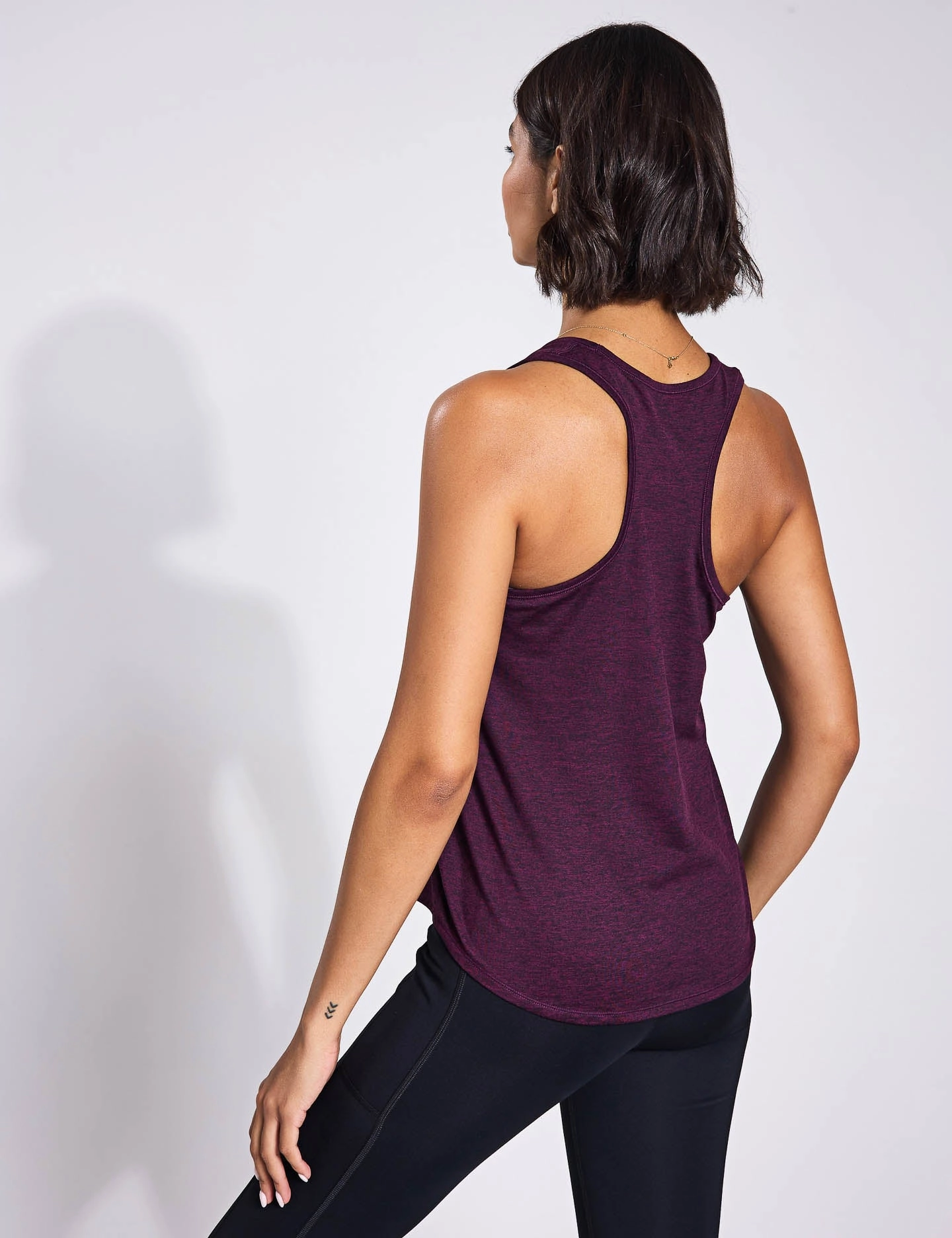 Non Irritating Edges ReSet Relaxed Tank - Plum Heather