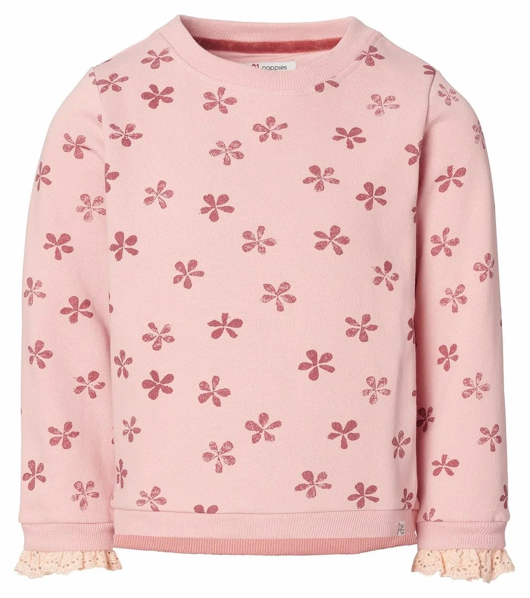 Noppies Kalona Misty Rose Longsleeve Girls Sweater Cozy