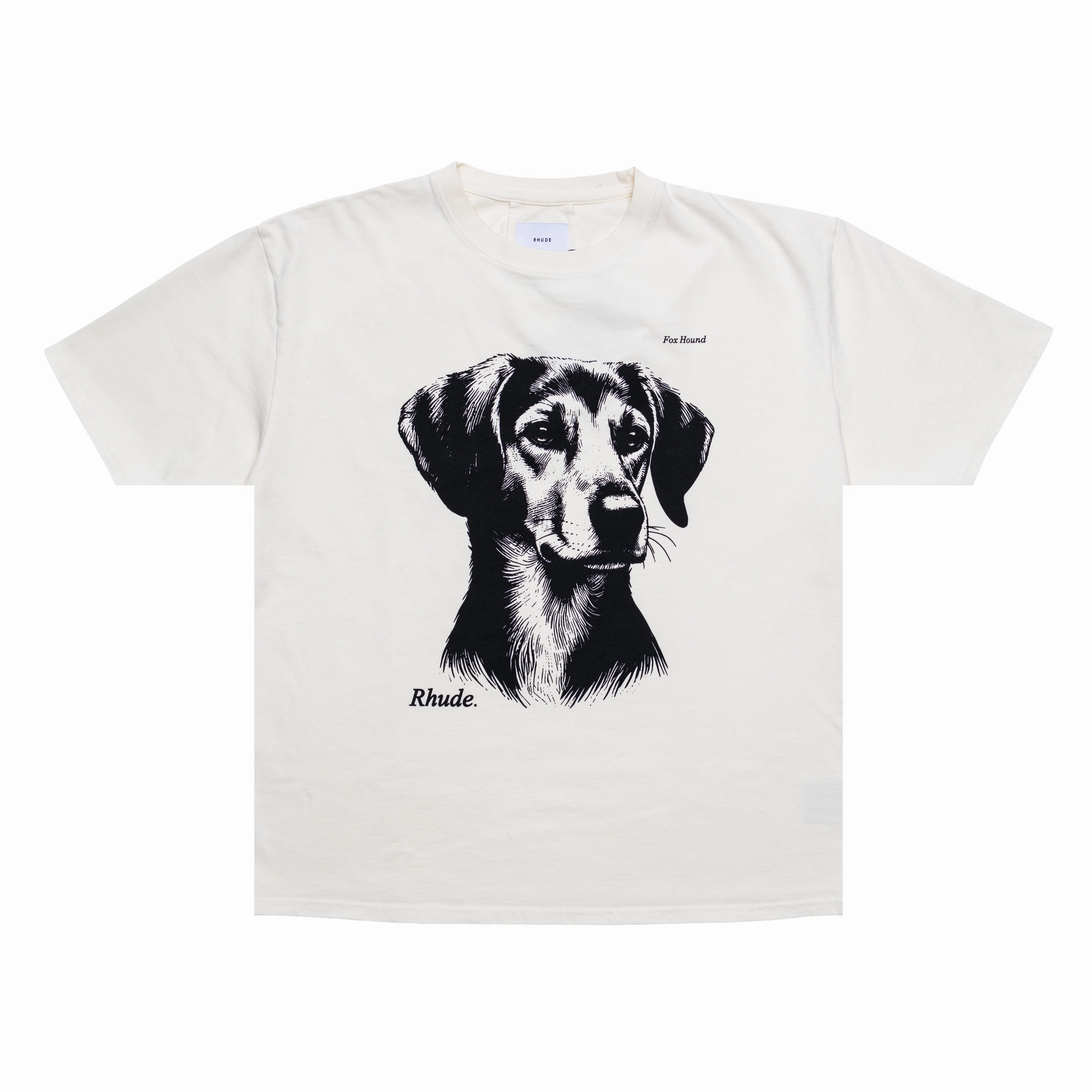 Focus Mood Rhude Fox Hound Tee 'Vintage White'