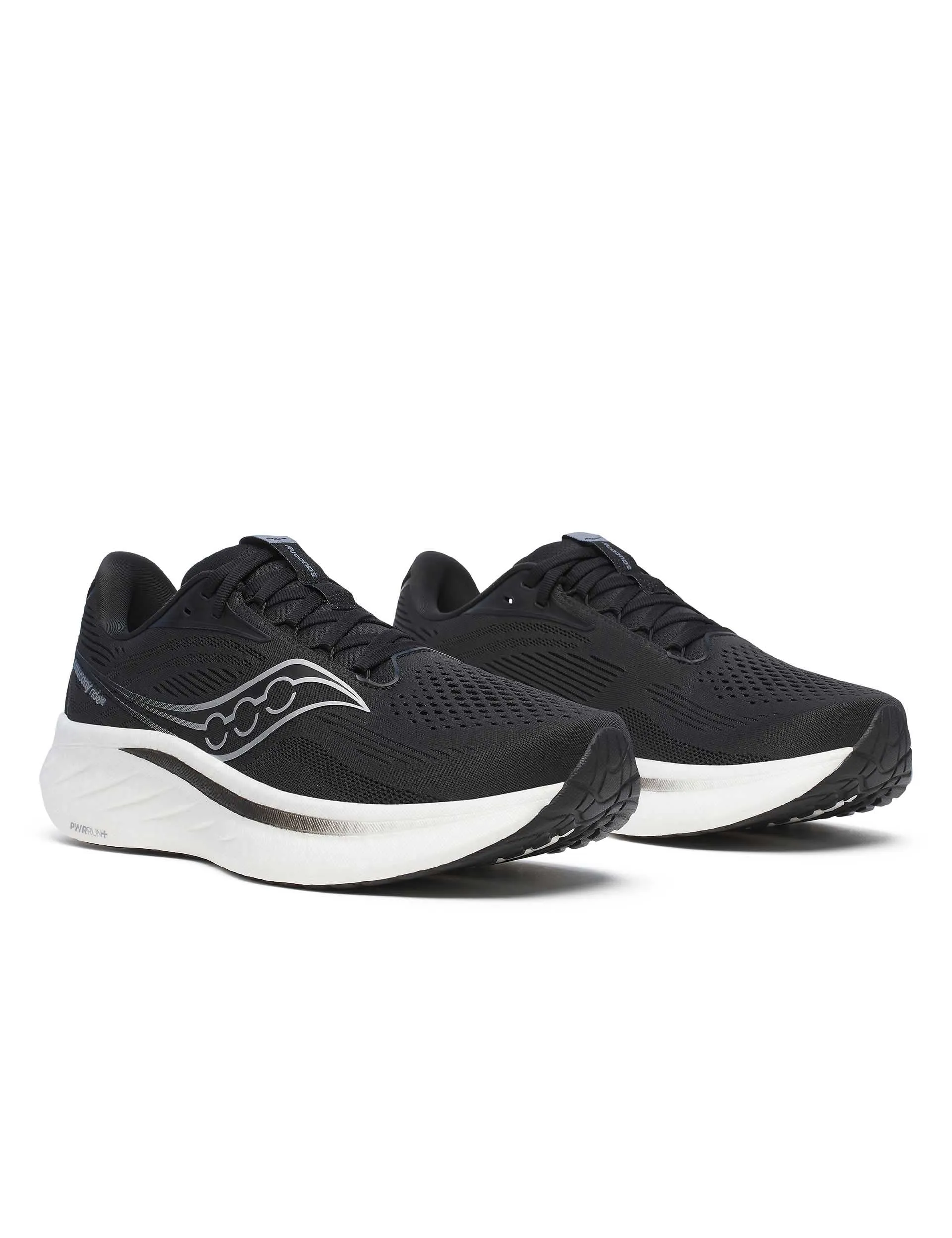 Ride 18 - Black/White diabetic running shoes