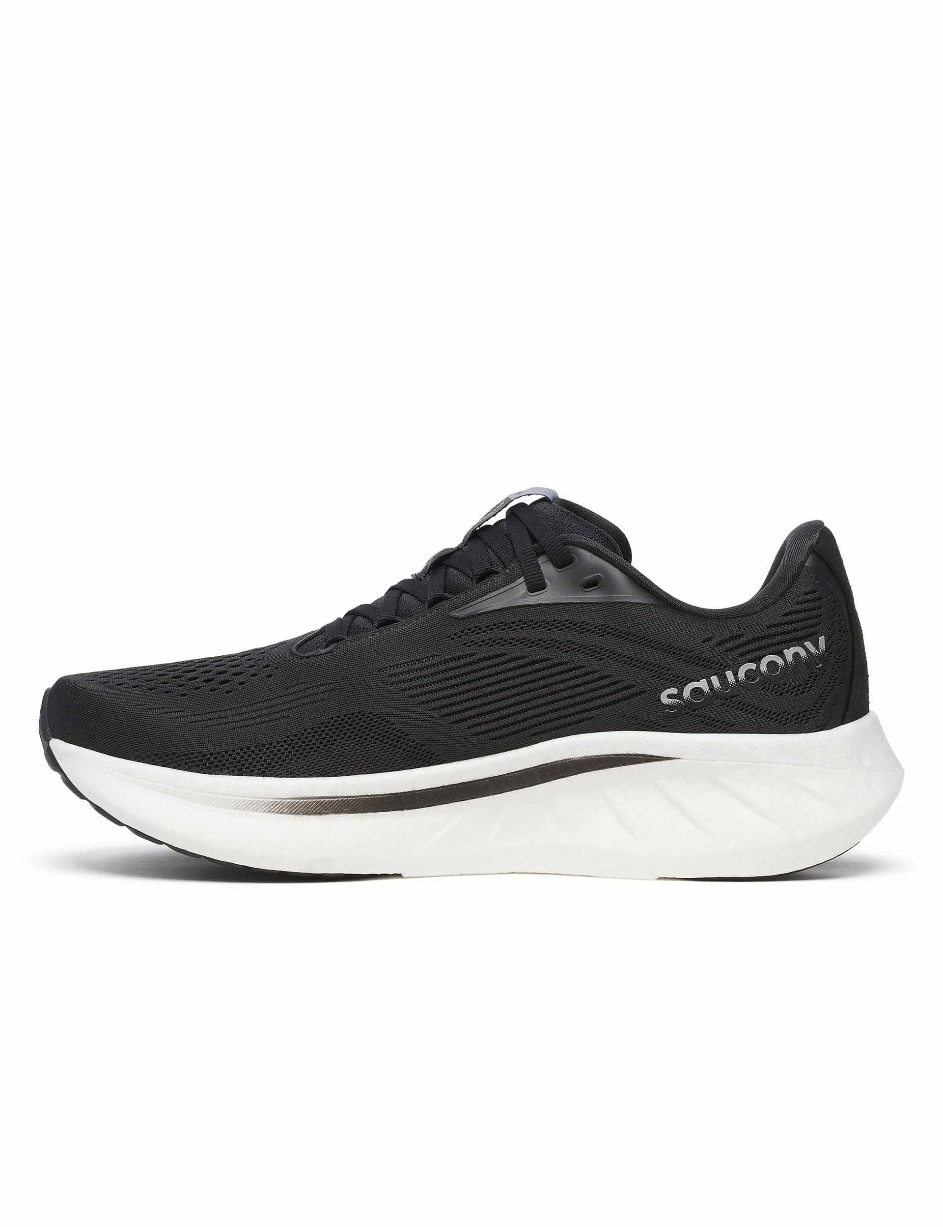 rainy - day running shoes Reactive Propulsion Pods Ride 18 - Black/White