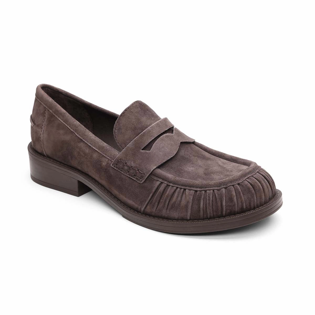 Flexibility - zones Ringo Bis Pleated Suede Loafer