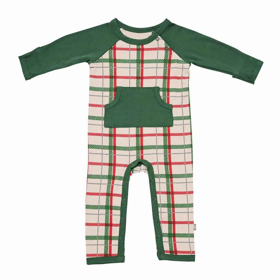 Stretchable Fabric NoRubEdging Kyte Baby Long All - Hunter Plaid