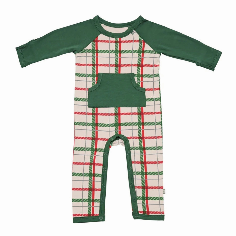Kyte Baby Long All - Hunter Plaid Free Fit