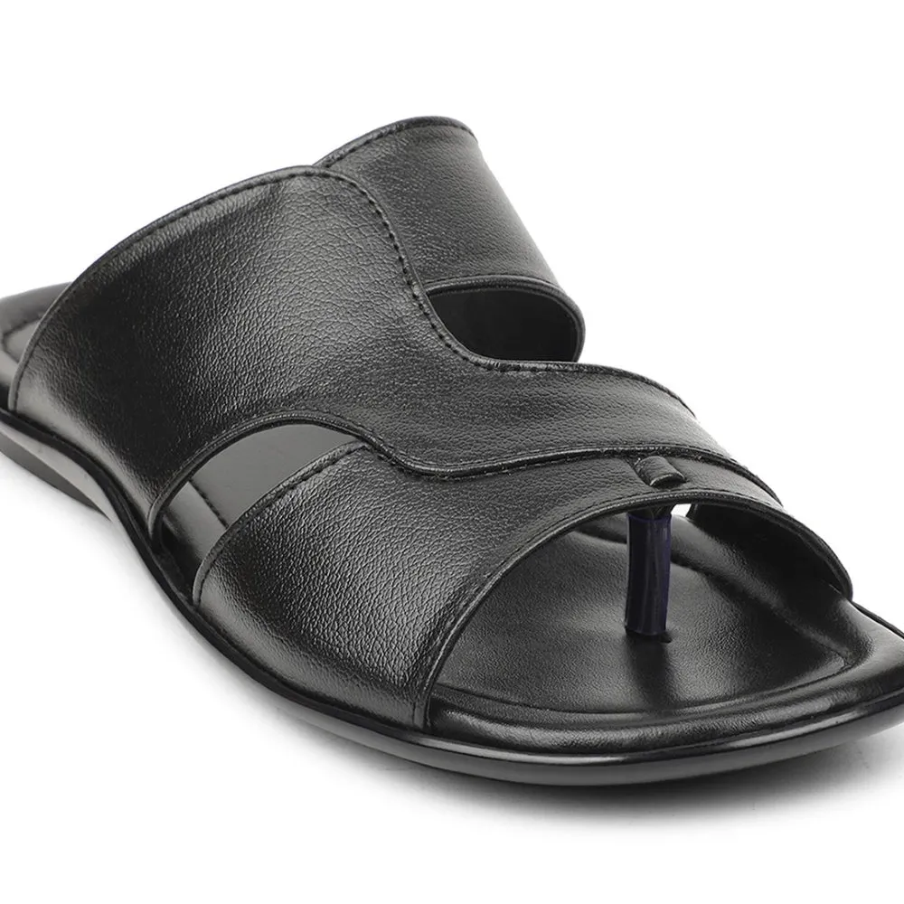 Fashion Accessory Coolers Black Casual Slipper For Men COOL99-703 By Liberty