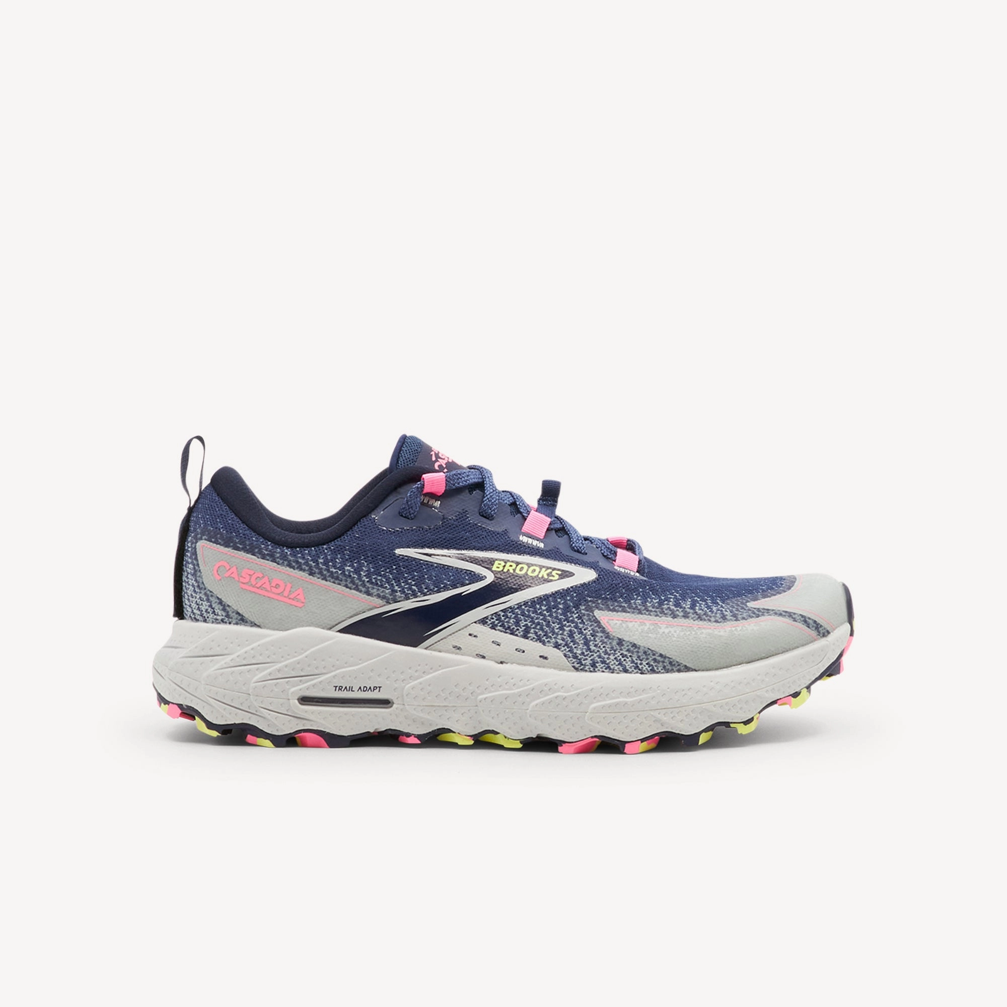 Brooks Cascadia 18 Oceana / Pearl Blue / Pink Womens sporty - style shoes wide - fit - for - wide - feet shoes