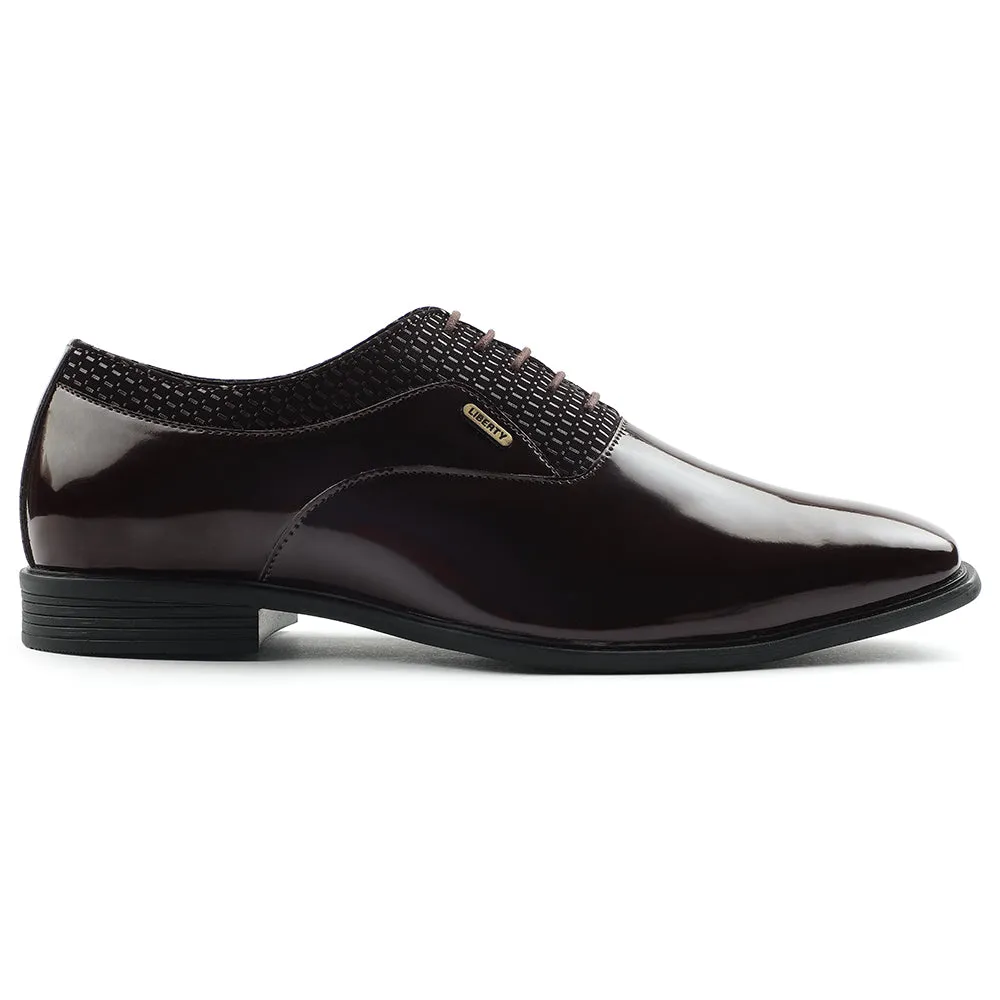 Fortune Brown Formal Lacing Oxford Shoes For Mens A998-07 By Liberty high - visibility shoes