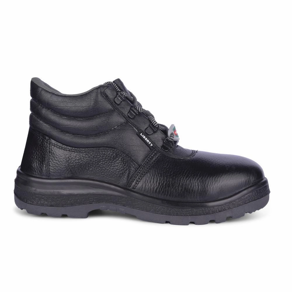 shoe cleaning Sustainable Manufacturing Process Freedom By Liberty Mens SURAKSHAAC Black Safety Lacing Shoes