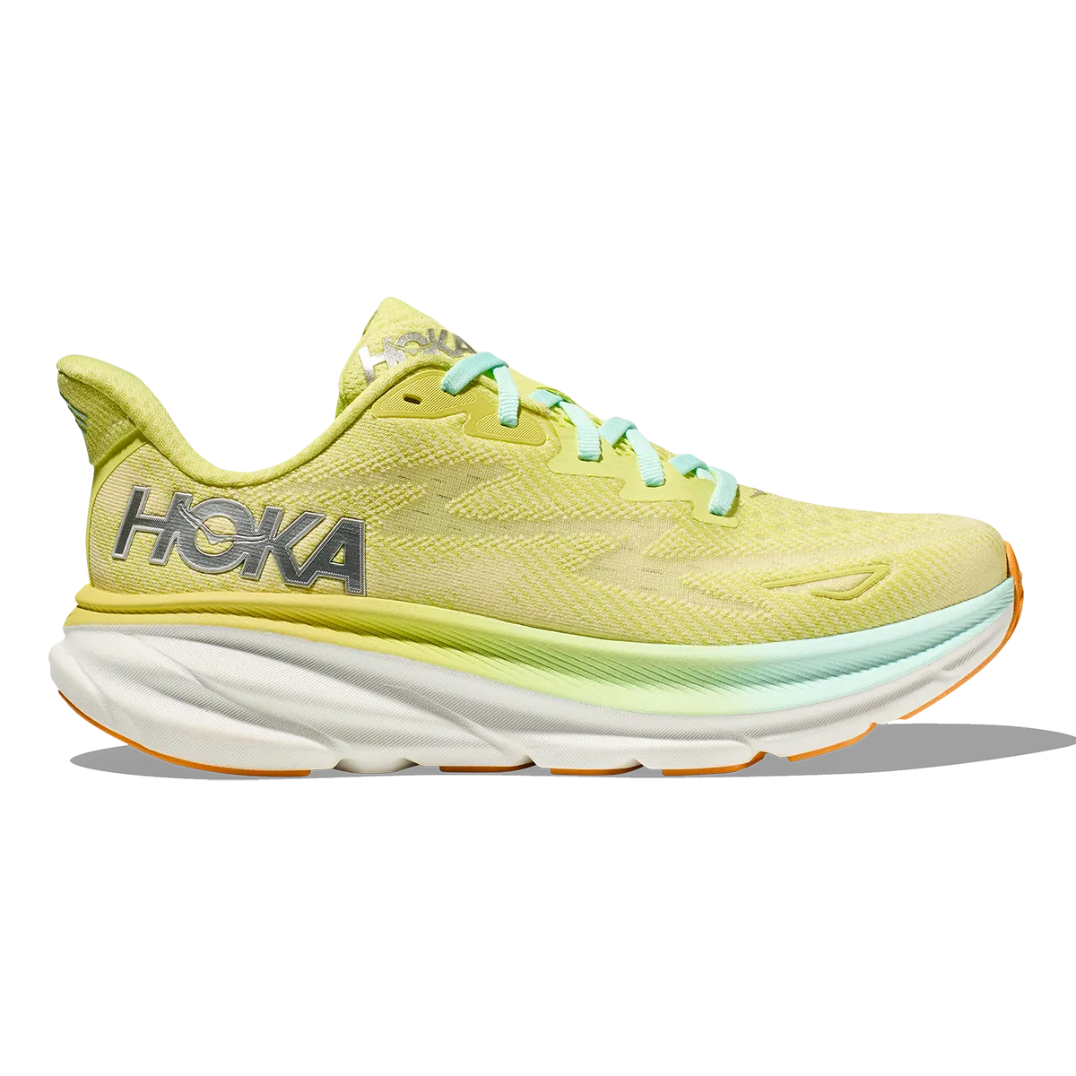experienced runner shoes bounce - providing shoes Hoka Clifton 9 - Citrus Glow - Sunlit Ocean