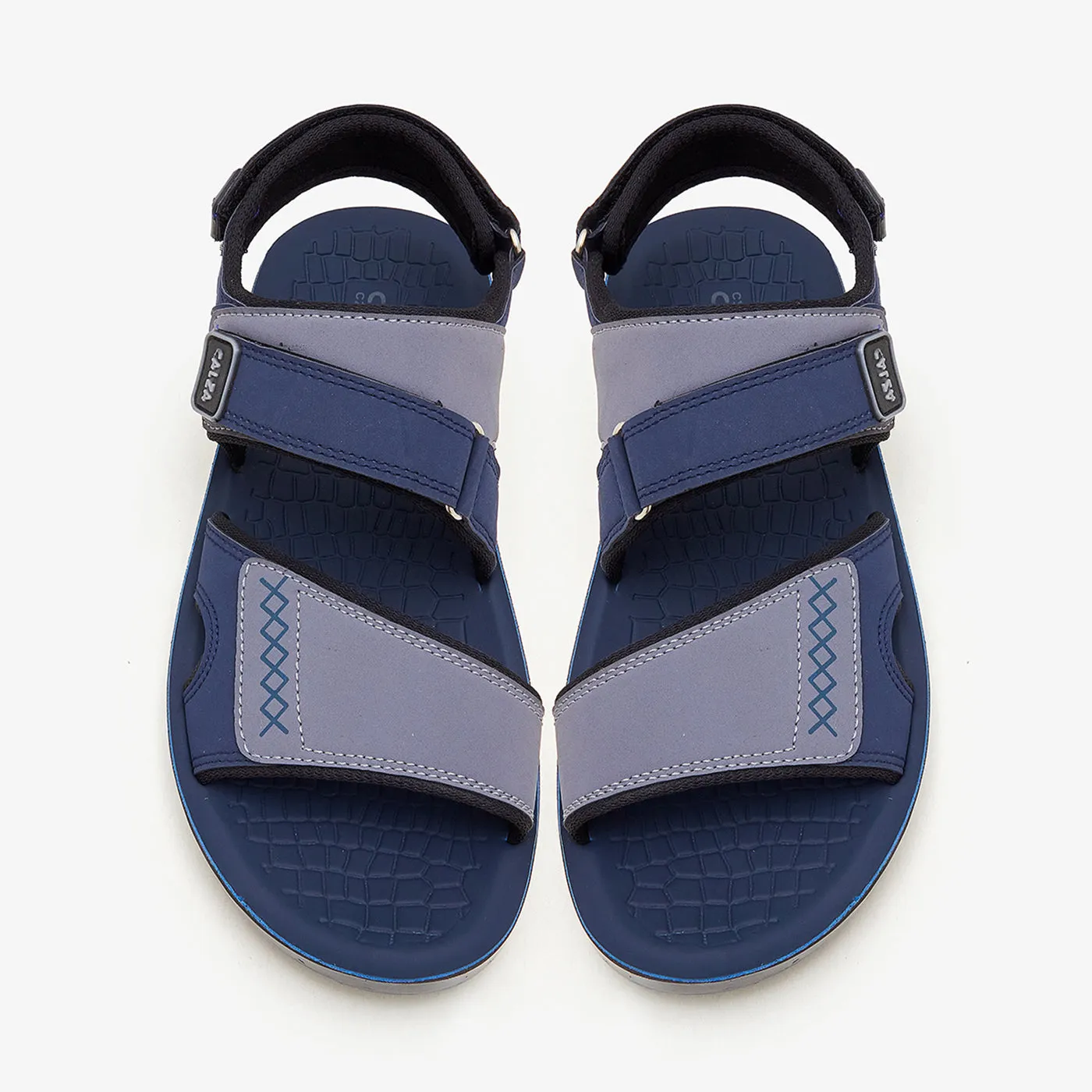 Moisture Control Insole Athletic Look Men's Double-Strap Sandals