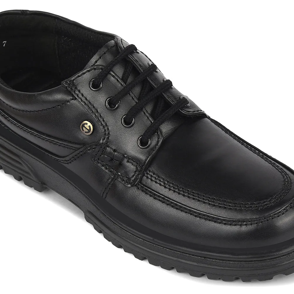 Healers Black Formal Lacing Derby Shoes For Men 719053AN By Liberty nylon